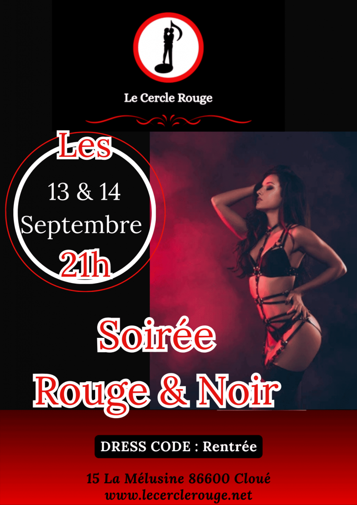soirée rouge et noir